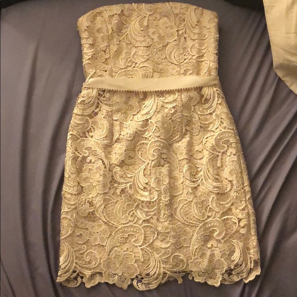 Dresses & Skirts - Adrianna Papell strapless lace sheath